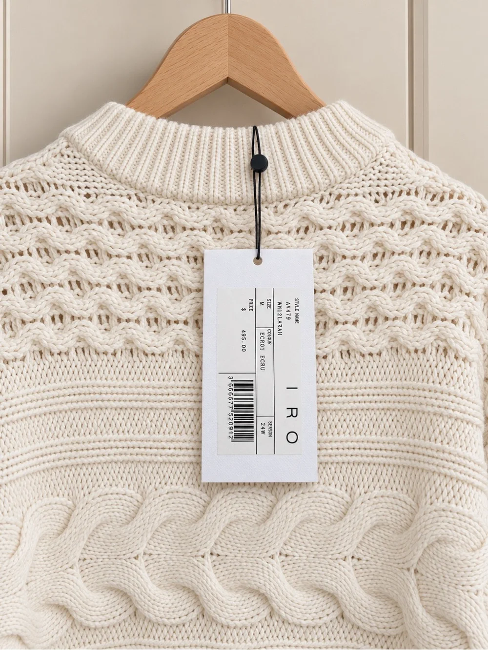 IRO Paris Larah Cable Knit Sweater